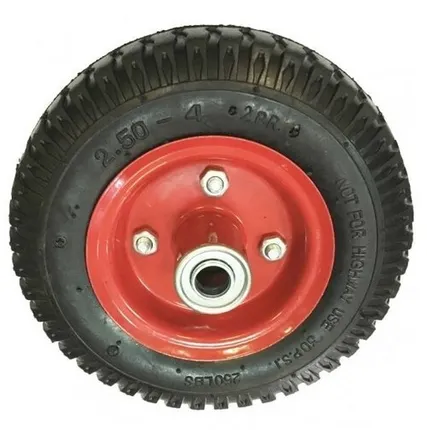 Фото №0 Колесо для тачки пневматическое 2.50-4, ось 20 мм PR1220