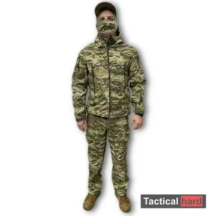 Фото №0 Костюм демисезонный Softshell куртка + штаны, расцветки мультикам