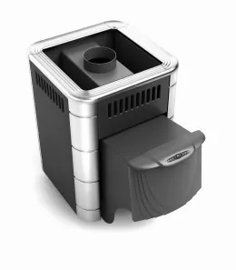 фото Банная печь ТМФ Оса Inox ДА КТК антрацит НВ