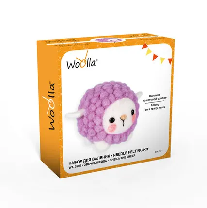 Фото №0 "Woolla" WT-0206 "Овечка Шейла" набор для валяния .