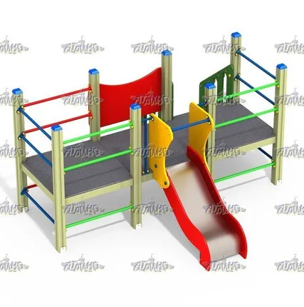 Фото №0 Манеж с горкой Н=700мм