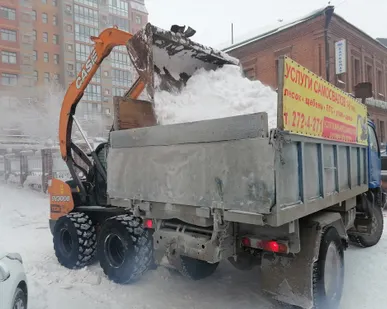 фото Уборка и вывоз снега