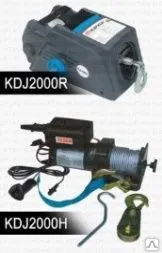 фото Автомобильная лебедка KDJ-2000R (крепление на фаркоп)