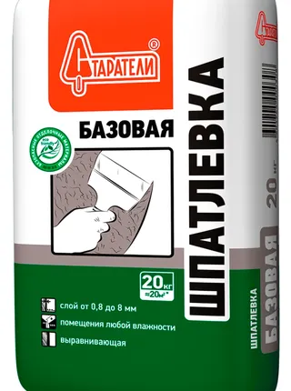 Фото №0 Шпаклевка цементная Старатели Базовая бежевая, 20 кг