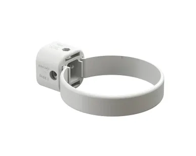 фото Хомут универсальный для водосточной трубы, пломбир Дёке LUX