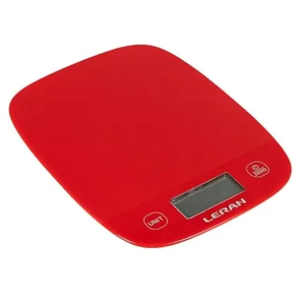 Фото №0 Весы кухонные Leran eks simple line red