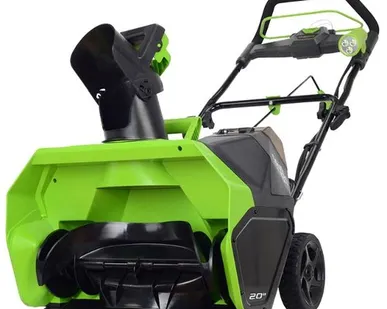 фото Снегоуборщик greenworks GD40SB
