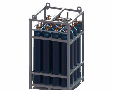 фото Моноблок газовый на 6 баллонов МБ-6-40-200 для кислорода