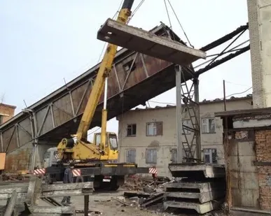 фото Демонтаж металлоконструкций