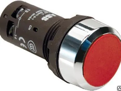 фото Кнопка CP1-30R-01 красная без фиксации 1HЗ ABB