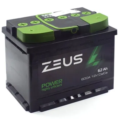 Фото №0 Аккумулятор ZEUS POWER 62 Ач п.п.