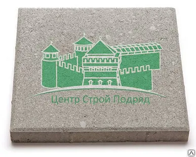 фото Плитка «Тротуарная» 400×400×60 (22 кг.) (6,25 шт/. м2)