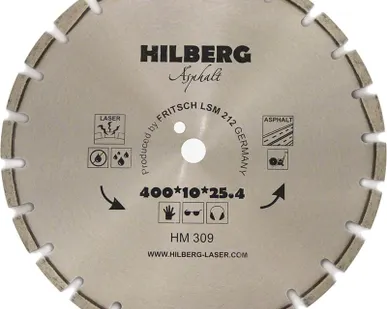 фото Алмазный диск Hilberg д. 400 мм асфальт