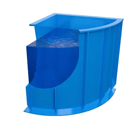 Фото №0 Купель - бассейн PLASTANK - ПЛАСТАНК угловая для бани и сауны