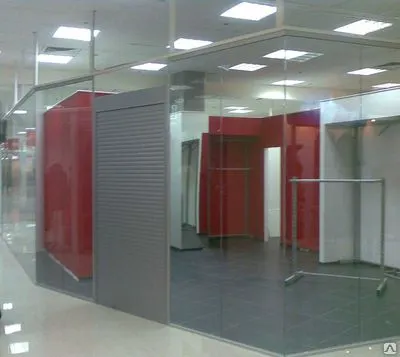 Фото №0 Цельностеклянные перегородки
