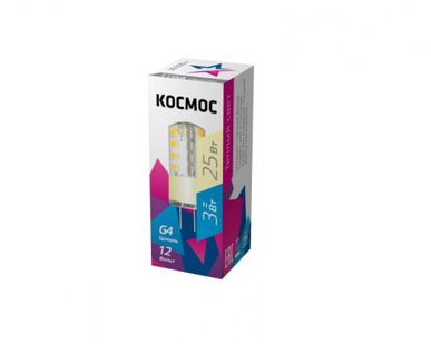 фото Лампа светодиодная G4 3Вт 12В 4500К Космос