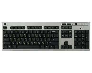 фото Клавиатура BTC 5109-SB Silver