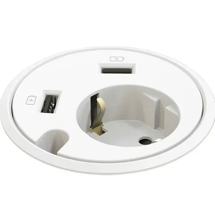 Фото №0 Розетка Kondator 935-PD14W, встраиваемая