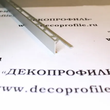 Фото №0 Профиль Effector угол прямой Г-образный - Серебро - 10 мм - 2,5 м