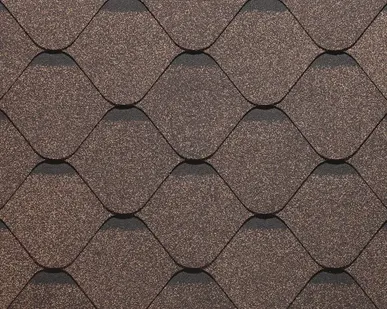 фото Гибкая черепица Docke PIE серия GOLD,Коллекция Ницца,цвет Фундук