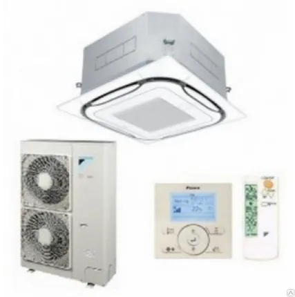 Фото №0 Кондиционер кассетного типа FCQG100F/RQ100BV3/W1 (плюс декоративная панель