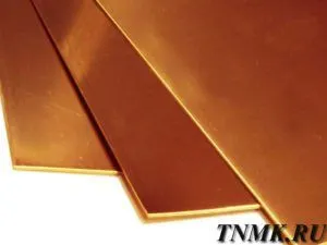 фото Лист бронзовый 1 мм БрО5Ц5С5