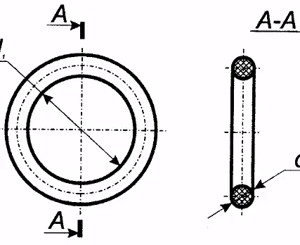 Фото №0 116,00 х 3,50 O-Ring Кольцо резиновое NBR70