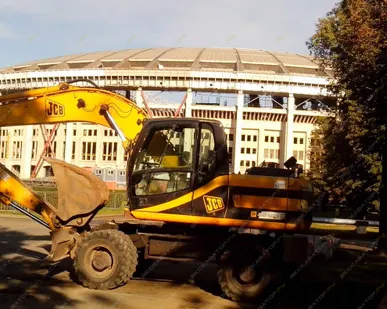 фото Аренда колесного экскаватора JCB JS 160W, Москва
