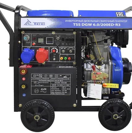 Фото №0 Инверторный дизельный сварочный генератор TSS DGW 6.0/200ED-R3