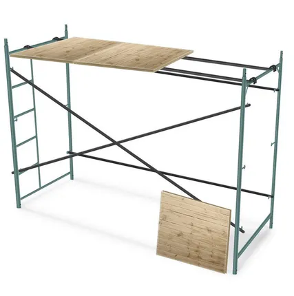 Фото №0 Аренда строительных рамных лесов с НДС