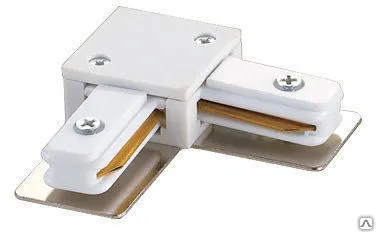 фото Соединитель для шинопроводов L-образный однофазный UBX-Q121 K21 WHITE 1