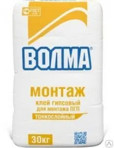 фото Монтажная гипсовая смесь Волма-монтаж мороз 30кг