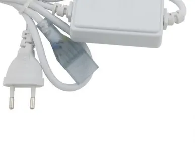 фото Провод для ленты 220В UCX-Q220 SP4/B67-RGB WHITE 1 STICKER Провод электрический для подключения RBG светодиодных лент Светодиодная лента ULS-5050 сетевого напряжения к сети 220В. 7х14мм.
