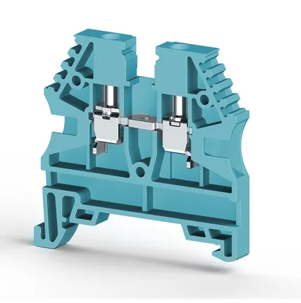 Фото №0 Klemsan Клеммник на DIN-рейку 2,5мм.кв. (синий); AVK2,5(RP)