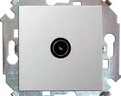 фото Механизм розетки TV СП Simon15 одиночная бел. Simon 1591475-030