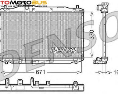фото Радиатор, охлаждение двигателя DENSO DRM40005 Радиатор охл. ДВС HO Civic VII
