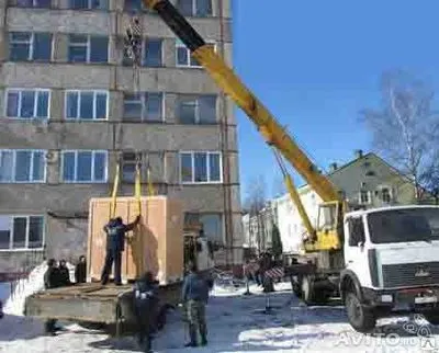 Фото №0 Аренда автокрана МАЗ грузоподъемность 16 тонн, вылет стрелы 18 метров.