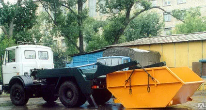 Фото №0 Аренда Бункера для строительного мусора 10м3