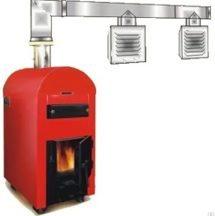 Фото №0 ПИРОЛИЗНЫЙ ВОЗДУХОГРЕЙНЫЙ КОТЕЛ "БУРЖУЙ-К" ТВ-32