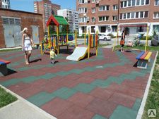 фото Травмобезопасное резиновое покрытие