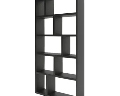 фото стеллаж KALM 980х2100х280мм черный тамбурат