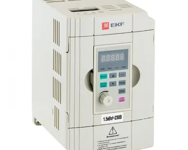 фото Преобразователь частоты 1,5/2,2кВт 1х230В VECTOR-100 EKF