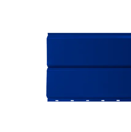 Фото №0 Сайдинг Кровля Сервис Брусnika Сигнальный синий 0,45 мм Полиэстер