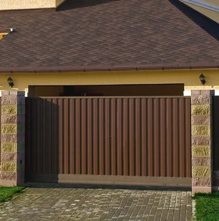 Фото №0 Сдвижные ворота