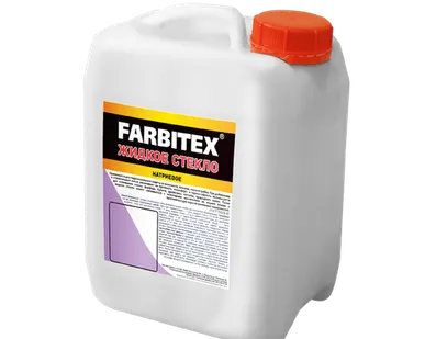 фото Жидкое стекло FARBITEX 5,0л (7кг) 443698
