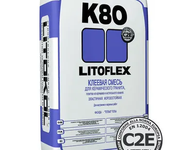 фото Клей для керамической плитки Litokol Litoflex K80 25 кг