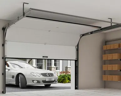 фото Автоматические секционные гаражные ворота