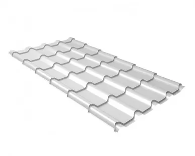 фото Металлочерепица Kamea Сигнальный белый RAL 9003