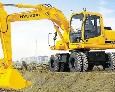 фото Ремонт гусеничных и колесных экскаваторов HYUNDAI