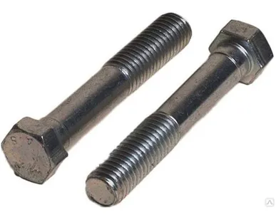 фото Болт с шестигранной уменьшенной головкой и направляющим подголовком ГОСТ 7795-70, класс прочности 4.8, оцинкованный